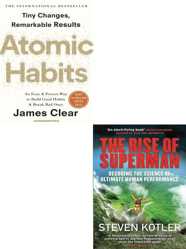 The Power of Habit By Charles Duhigg & The Rise of Superman By Steven Kotler 2 Books Collection Set Steven Kotler & Charles Duhigg Books