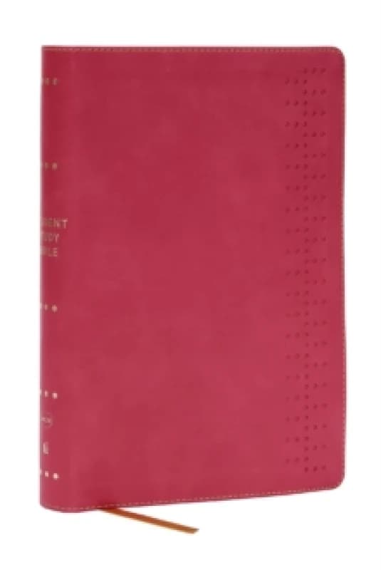 Student Study Bible: A Guide to Knowing and Living Gods Word (NKJV, Pink Leathersoft, Red Letter, Comfort Print) Leather / fine binding