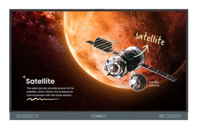 Benq BenQ Board Pro RP7504 interactive whiteboard 190.5cm (75") 3840 x 2160 pixels Touch Screen Black HDMI 9H.F98TC.DE3