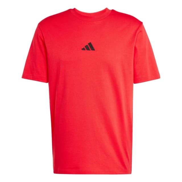 Adidas SPORTSWEAR Essential Small Logo Short-Sleeved T-Shirt bright red Men S;L;M