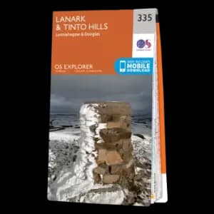 Map of Lanark & Tinto Hills