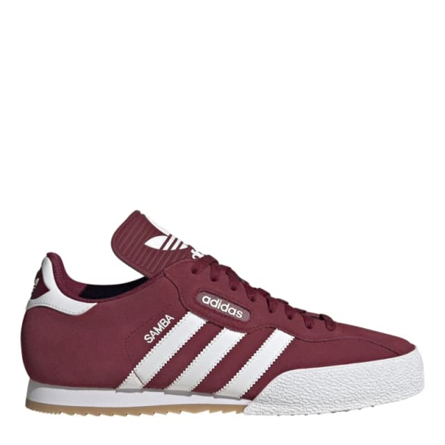 adidas Originals Samba Suede Trainers Mens Burgundy male 6 (39.3)