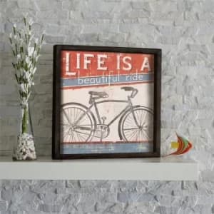 KZM506 Multicolor Decorative Framed MDF Painting