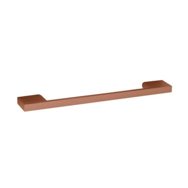 Balterley Furniture Handle Square D Shape Handle 191mm 160mm Centres Copper Orange