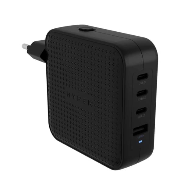 HYPER HYPER HyperJuice 100W USB-C GaN Travel Charger - Black HJ1002BKWWGL
