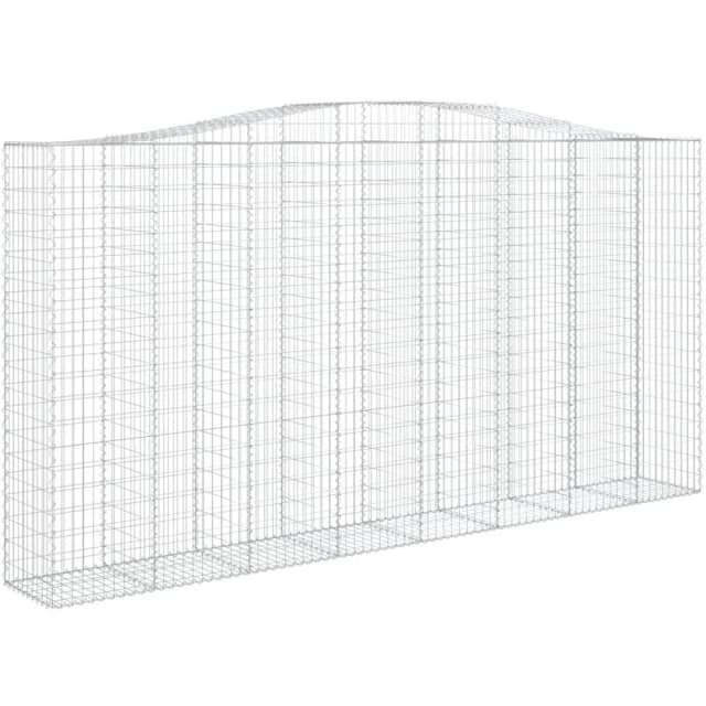 VIDAXL Vidaxl - Arched Gabion Basket 400x50x200/220cm Galvanised Iron 8720845650834