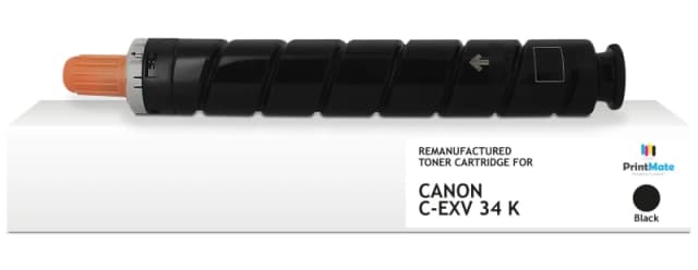 PrintMate Canon C-EXV34 K. remanufactured toner. Black 23000p