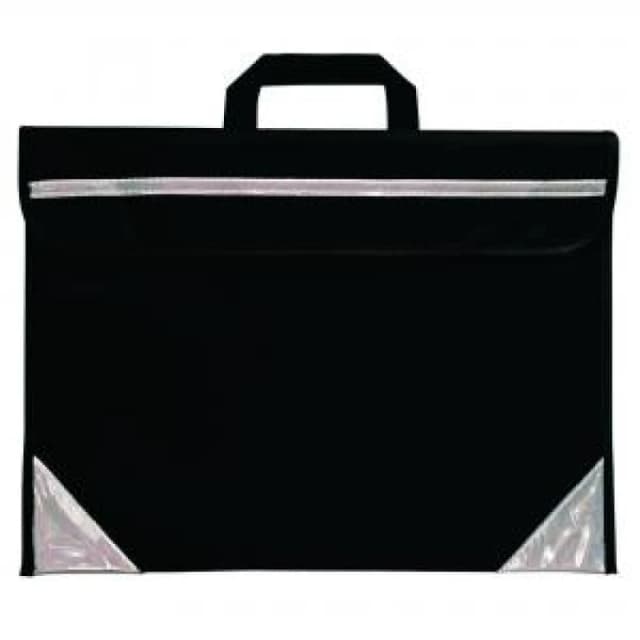 Duo Unprinted Book Bag Black