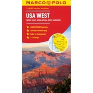 USA West Marco Polo Map by Marco Polo (Sheet map, folded, 2011)