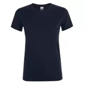 SOLS Womens/Ladies Regent Short Sleeve T-Shirt (L) (French Navy)