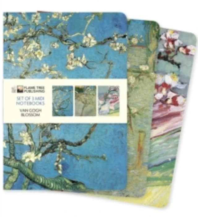 Vincent van Gogh: Blossom Set of 3 Midi Notebooks Notebook / blank book