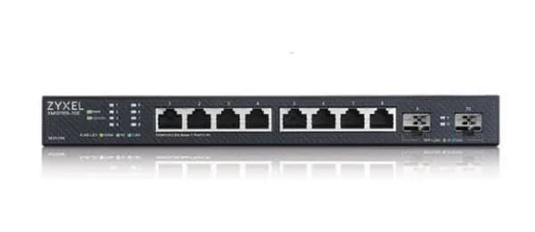 Zyxel XMG1915-10E, 8-port 2.5GbE, 2 SFP+ Smart Switch, hybird mode, standalone or NebulaFlex Cloud