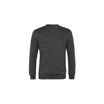 Island Green Supersoft V Neck Knit Sweater - Charcoal - L Size: Large