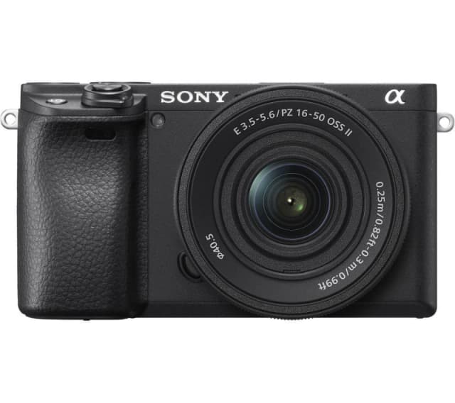 SONY a6400 Mirrorless Camera with E PZ 16-50 mm f/3.5-f/5.6 OSS II Lens, Black 4548736166332