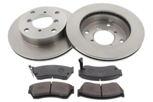 MAPCO 47593 Brake disc and pads set Front Axle, Brake Disc Type: Vented Brake Set,disc brakes (3405)