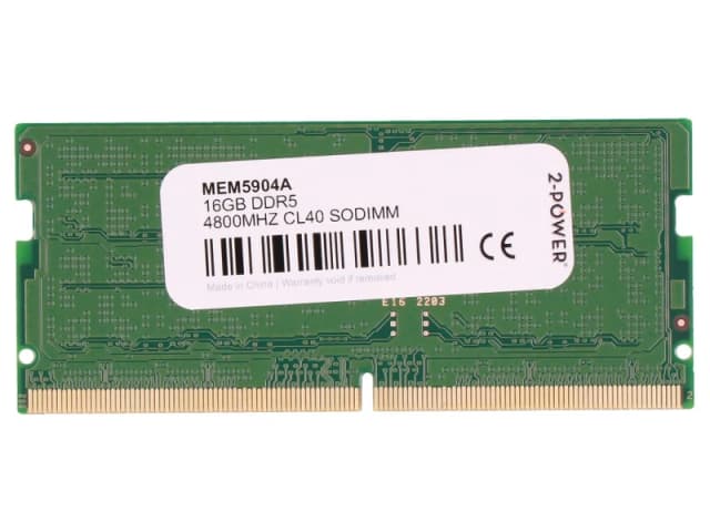 2-Power MEM5904A memory module 16GB 1 x 16GB DDR5 262-pin SO-DIMM