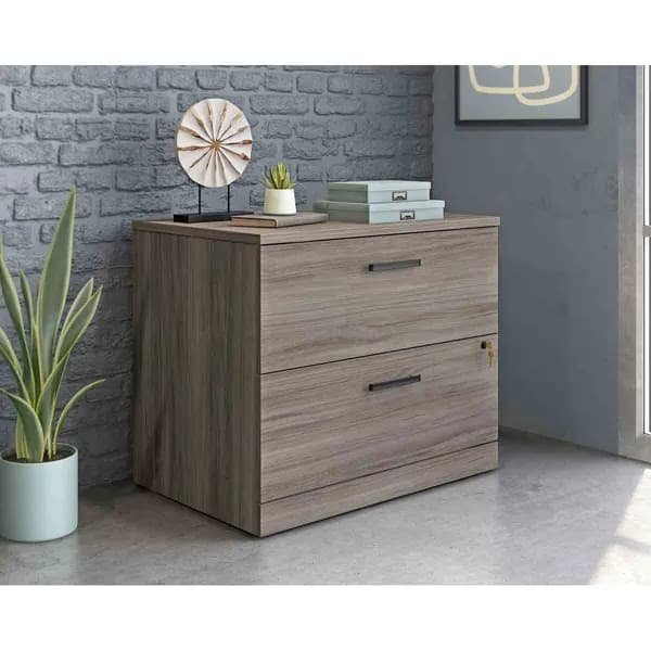 Affiliate Lateral Filer W900 x D596 x H744mm Hudson Elm Finish - 5427871 -