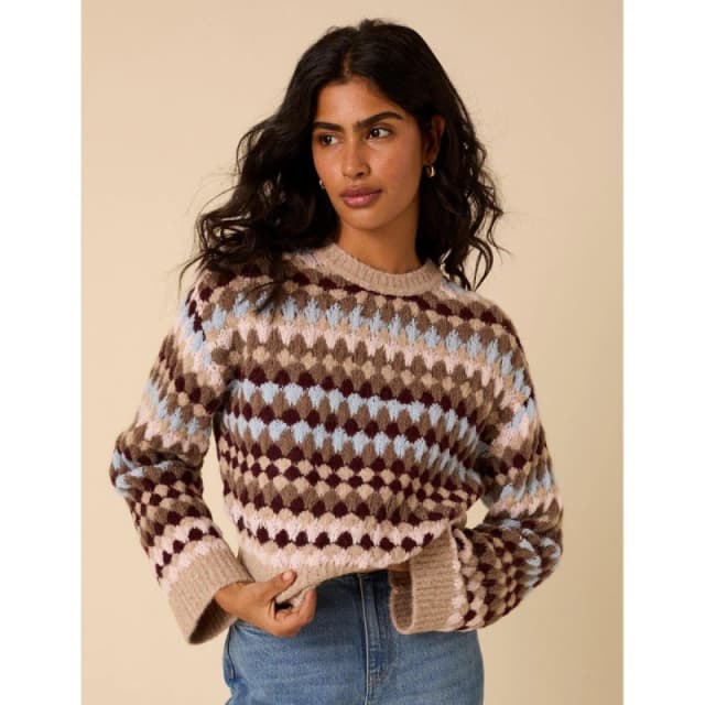 Nobodys Child Texture Stripe Jumper Multi female 10 (S)