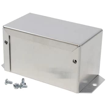 Hammond 1411FBHU Utility Metal Flanged Case 102x56x56mm Aluminium ...