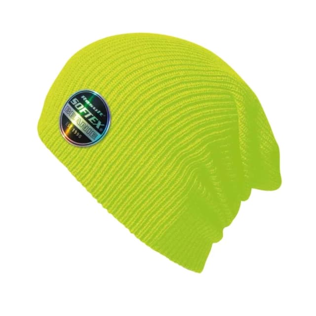 Result Core Mens Softex Beanie in Bright Yellow Bright Yellow Male One Size