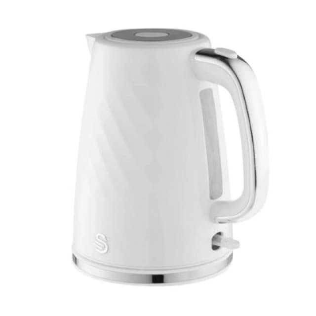Swan SK14611WHT Windsor Textured Kettle in White 1 7L 3kW Rapid Boil