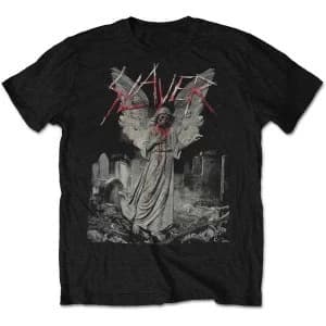 Slayer - Gravestone Walks Mens Large T-Shirt - Black