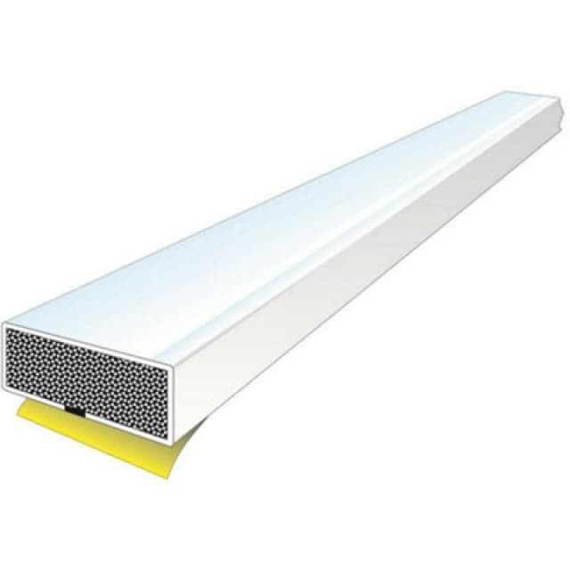 Loops 5 PACK Intumescent Fire Safety Adhesive Door Seal 1050 x 10 x 4mm White White