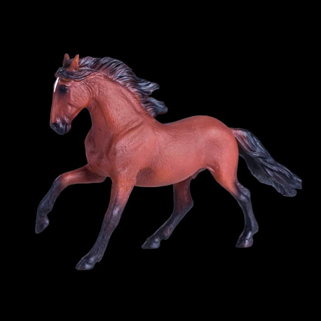 Mojo Fun Lusitano Bay Horse Toy Realistic Equestrian Model