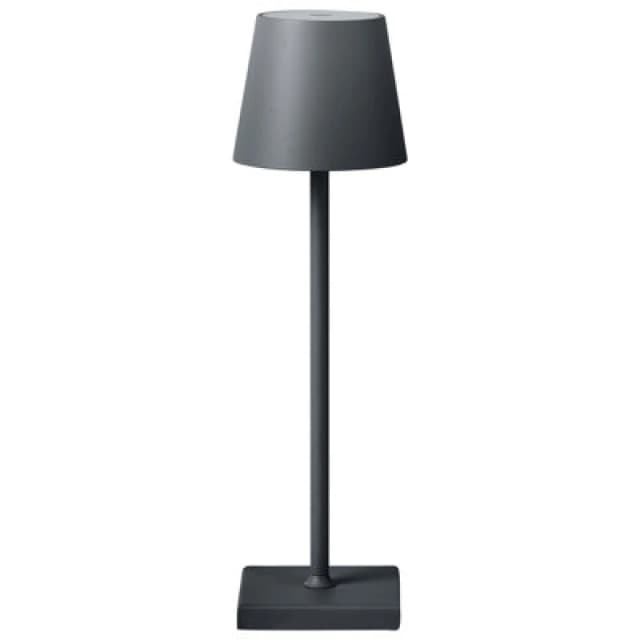 Beliani Wireless LED Table Lamp Baceiro With Dimmer Metal Dark Grey
