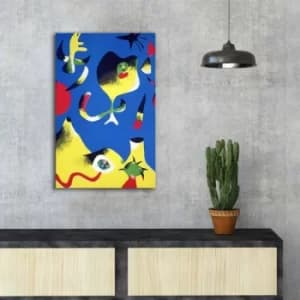 FAMOUSART-036 Multicolor Decorative Canvas Painting