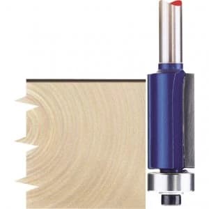 Draper Bearing Guided Flush Cut Router Cutter 12.7mm 25mm 1/4"