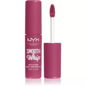 NYX Professional Makeup Smooth Whip Matte Lip Cream Velvet Lipstick with Smoothing Effect Shade 18 Onesie Funsie 4 ml