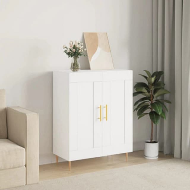 Vidaxl Sideboard White 69.5X34X90 Cm Engineered Wood