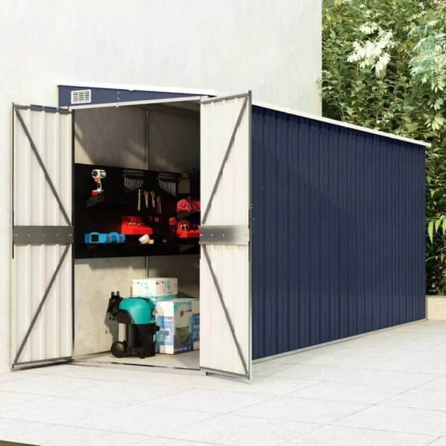 VIDAXL Vidaxl - Wall-mounted Garden Shed Anthracite 118x382x178cm Steel 8720286513064