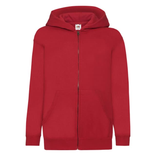 Fruit Of The Loom Classic boys's Children's sweatshirt in Red