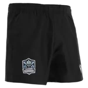 Macron Glasgow Warriors Training Shorts Mens - Black