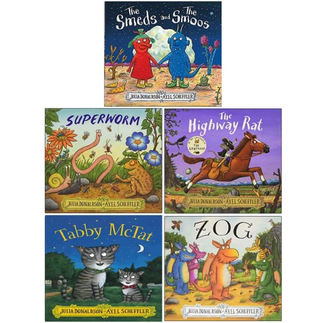 Julia Donaldson 5 Books Collection Set - The Creators of the Gruffalo NEW Paperback Julia Donaldson Books