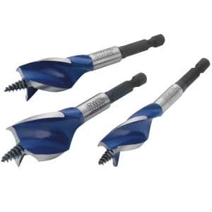 Irwin 6X Blue Groove Stubby Wood Bit Set - 3 Piece