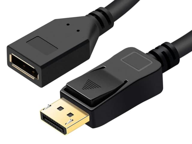 Microconnect DP-MFG-100 DisplayPort cable 1m Black