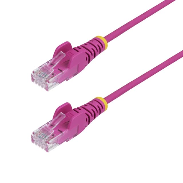 StarTech.com 7m Pink Slim CAT6 Ethernet Cable. Snagless. 100W PoE. UTP