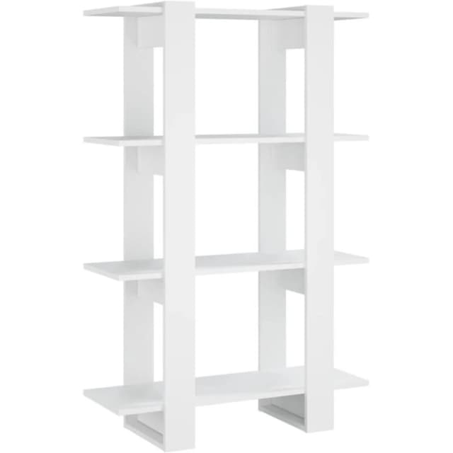 VIDAXL Book Cabinet/Room Divider White 80x30x123.5cm Vidaxl 8720286842768
