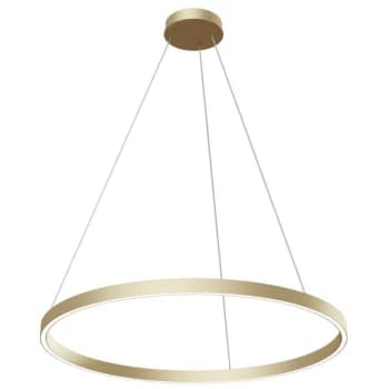 Maytoni Modern - Rim Modern Rim Integrated LED Brass Ring Pendant Ceiling Light