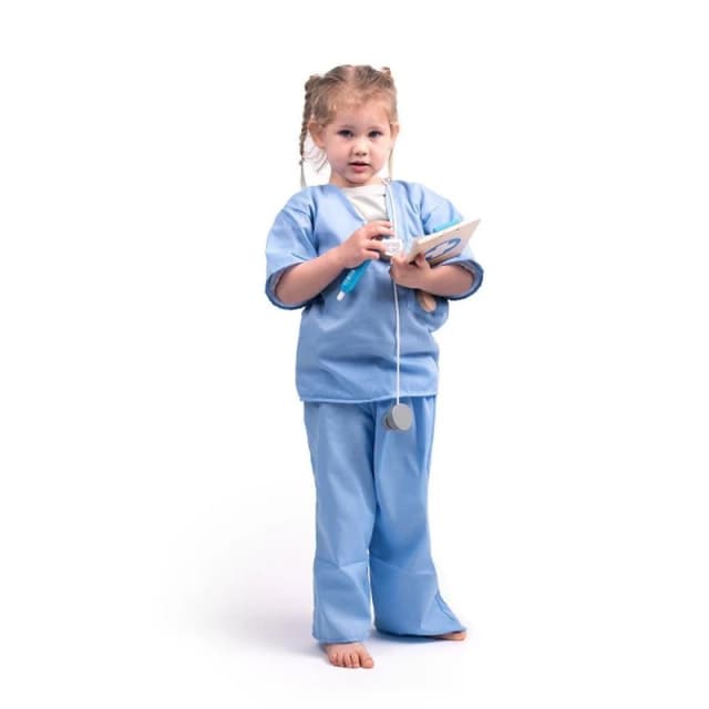 Bigjigs Toys Medic Dress Up and Kit Blue