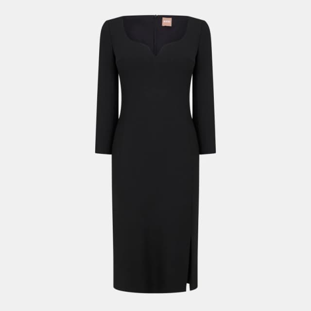 Boss Womens Dihera Mini Design Dress Black female 4 (XXS)