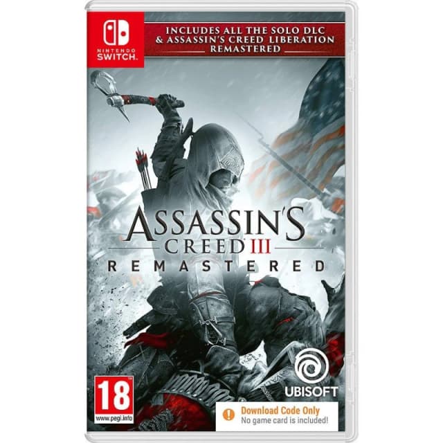 Assassins Creed Assassins Creed III Remastered Nintendo Switch Game