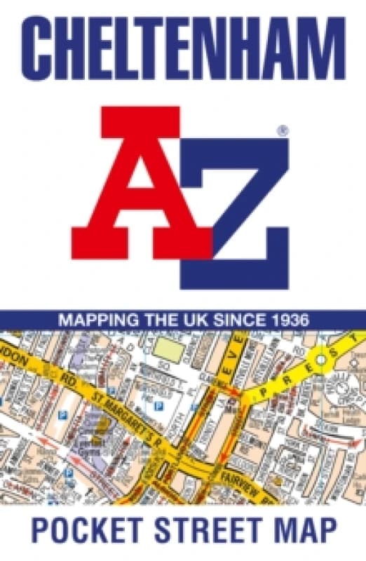 Cheltenham A-Z Pocket Street Map. By AZ Maps Books