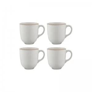 Mason Cash Classic Collection Set of 4 Cream Mugs