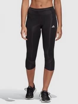 Adidas Own The Run Response Capri Leggings - Black