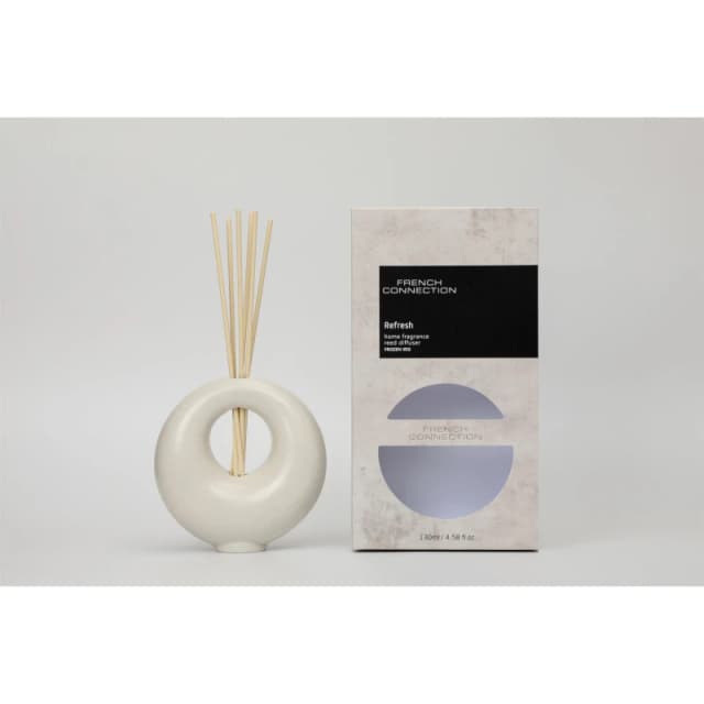 French Connection French Connection Iris & Orange Blossom Reed Diffuser 130ml Stone Range in Light Beige Size: 1 Pack Light Beige 1 Pack Unisex 5056