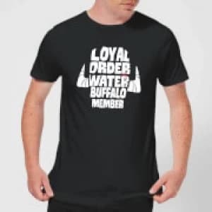 The Flintstones Loyal Order Of Water Buffalo Member Mens T-Shirt - Black